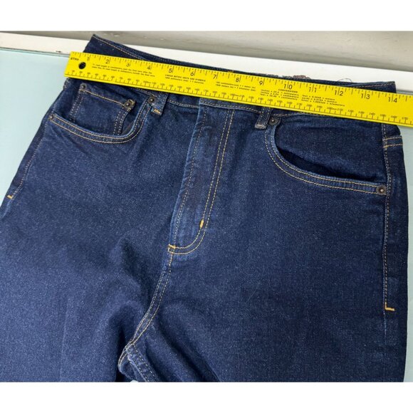 Rails The Getty High Rise Wide Leg Jeans Women's 27 Midnight Blues Cuffed - Picture 10 of 11